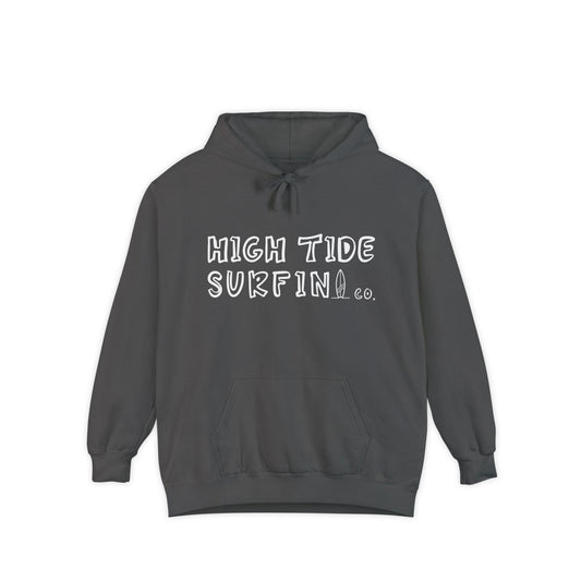 High Tide Surfing Co.  Hoodie, Garment-Dyed, Beach Vibe Apparel