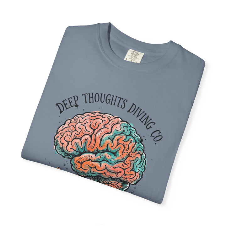 Deep Thoughts Diving Co. Brain Tree Graphic Tee — Garment-Dyed T-Shirt