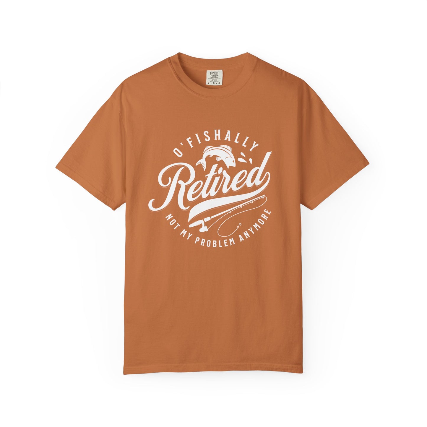 Retro Fishally Retired T-Shirt, Funny Retirement Gift, Unisex Tee for Fishermen, Ocean Lovers, Casual Wear, Birthday Gift