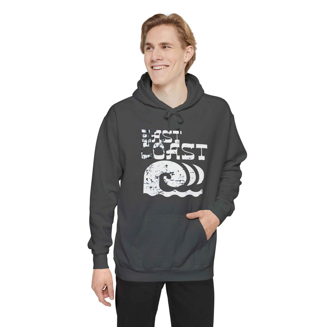 Coastal Vibes Hoodie - Garment-Dyed Unisex Hoodie for Ultimate Comfort - FIVE TIDES APPAREL