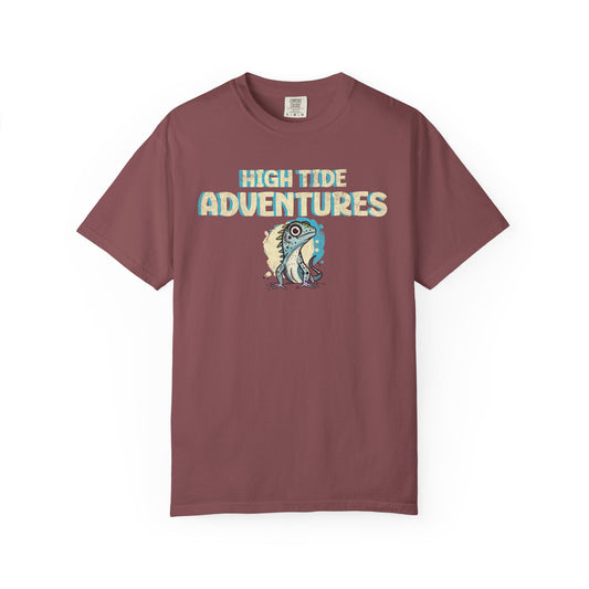 High Tide Adventures T-Shirt, 100% Ring-Spun, Garment-Dyed Cotton
