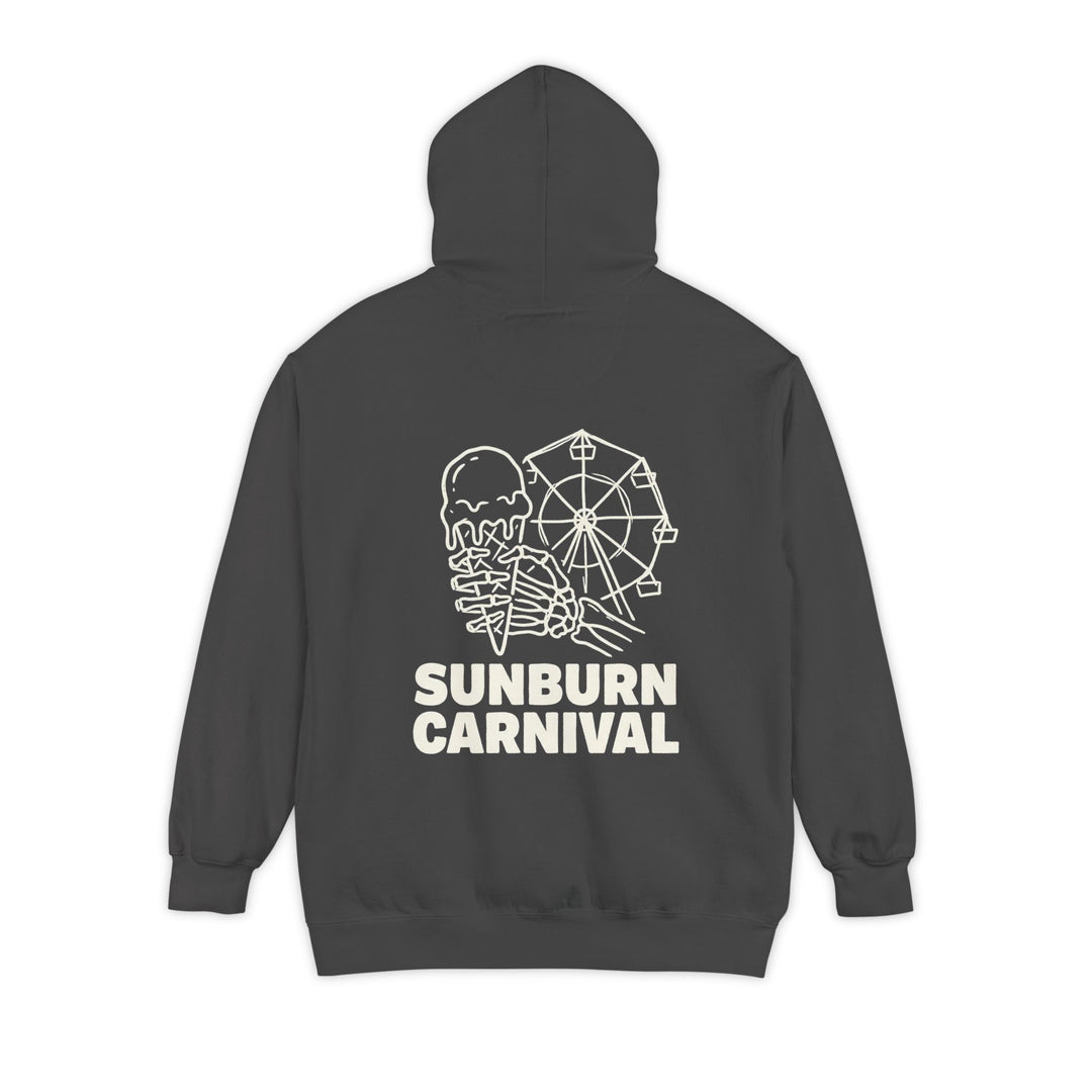 Sunburn Carnival Hoodie — Vintage Garment-Dyed Pullover