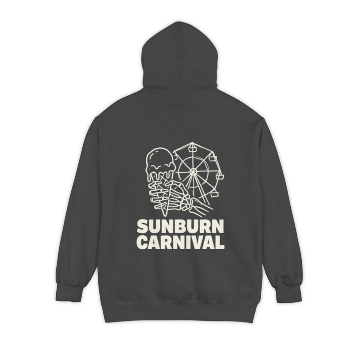 Sunburn Carnival Hoodie — Vintage Garment-Dyed Pullover
