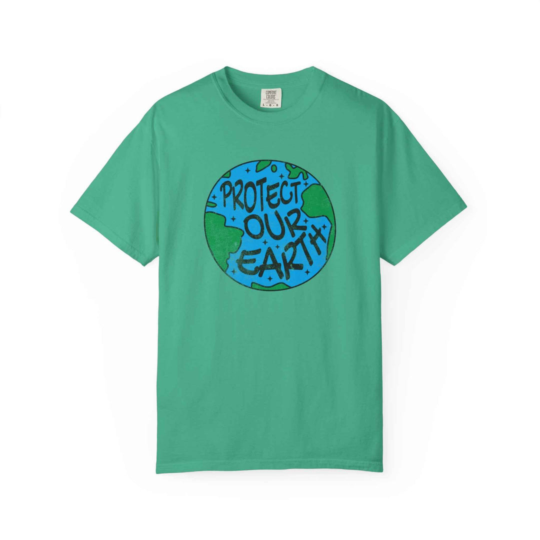 Protect Our Earth T-Shirt, 100% Ring-Spun Garment-Dyed Cotton