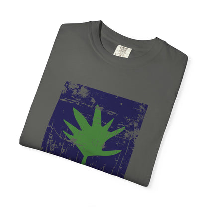 Nature-Inspired T-Shirt, Earth Day Garment-Dyed Apparel, Relaxed Fit Fashion