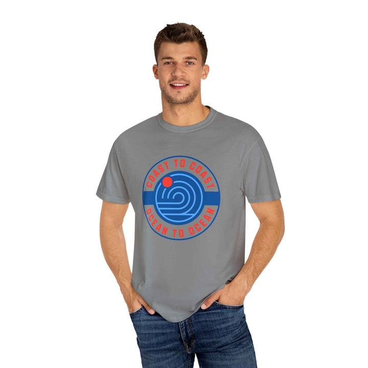 Coast to Coast Ocean, Garment-Dyed T-Shirt, Unisex
