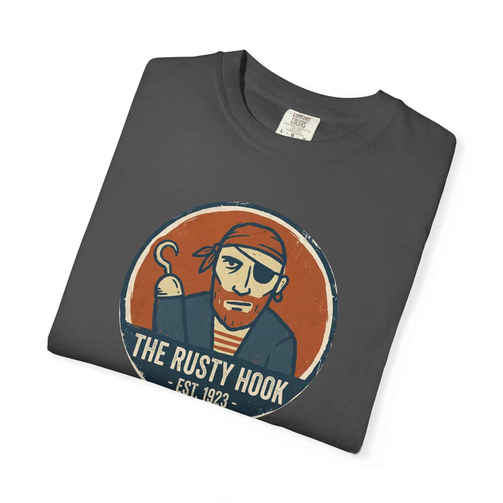 Rusty Hook Vintage Pirate T-shirt - The Rusty Hook Est. 1923 Summer Graphic Tee