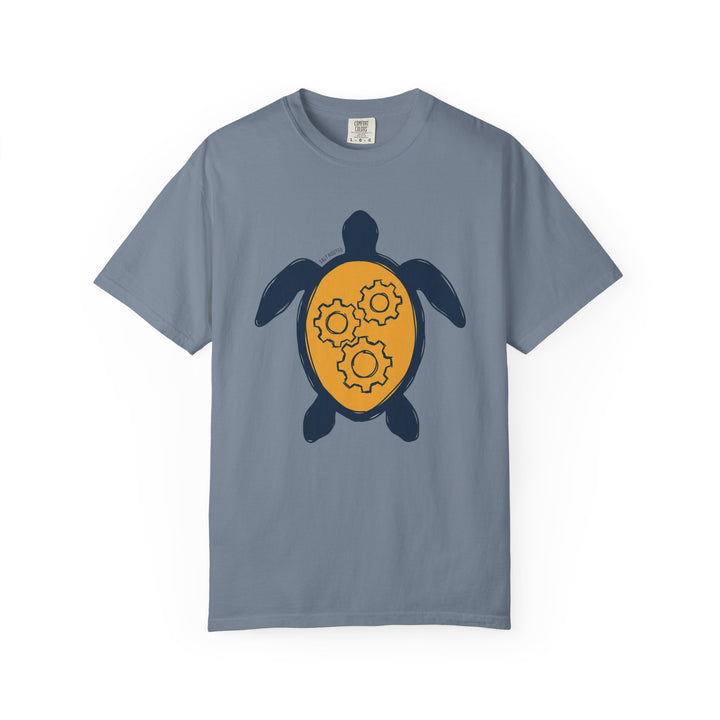 Sea Turtle Gear Graphic T-Shirt | Coastal Garment-Dyed Tee