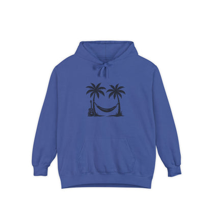 Tropical Vibes Hoodie with Palm Trees & Guitar | Unisex Garment-Dyed Hoodie Perfect for Beach Days, Vacations, Summer Parties, Gift [...]
