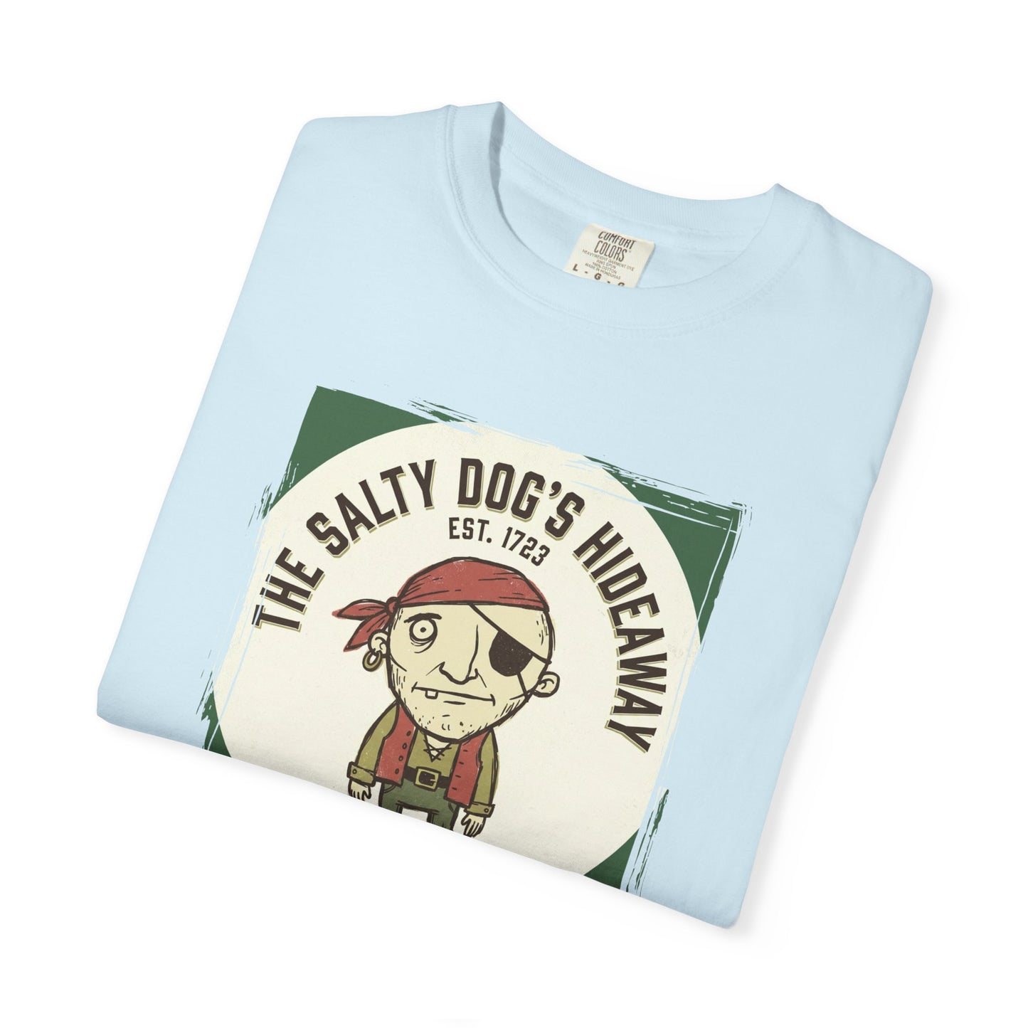 The Salty Dog’s Hideaway T-Shirt — Vintage Pirate Logo Summer Style Tee