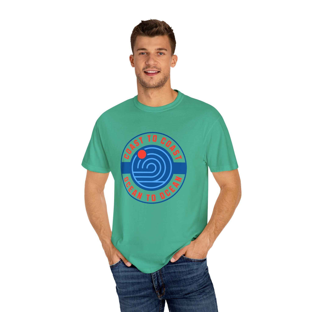 Coast to Coast Ocean, Garment-Dyed T-Shirt, Unisex