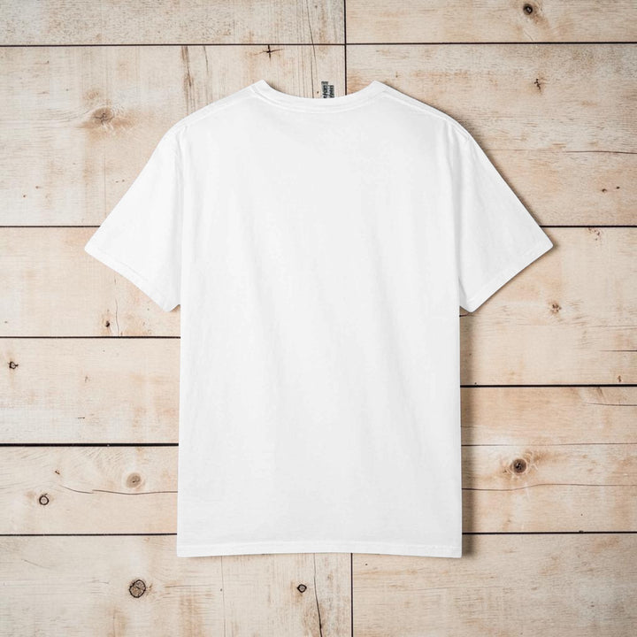 Guitar Palm Tree Graphic Art T‑Shirt - Five Tides Coastal Provisions Beach Vibe Cotton Tee