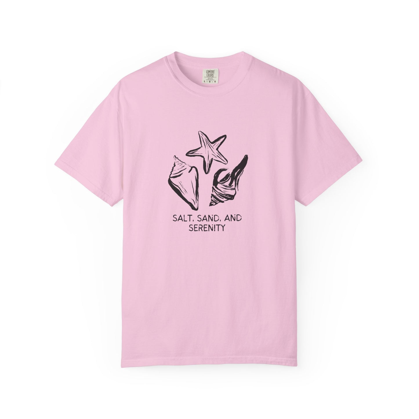 Beach Vibes Unisex T-Shirt, Salt Sand and Serenity Tee, Summer Casual Shirt, Gift for Beach Lovers, Ocean Inspired Apparel