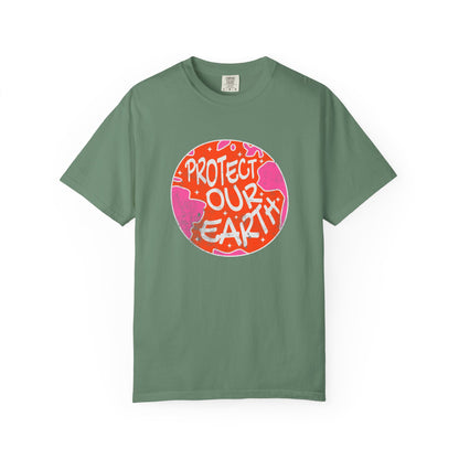 Protect Our Earth - Aftermath - T-Shirt, 100% Ring-Spun Garment-Dyed Cotton