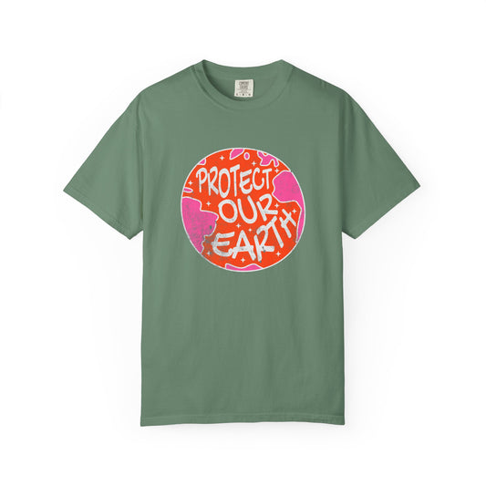 Protect Our Earth - Aftermath - T-Shirt, 100% Ring-Spun Garment-Dyed Cotton