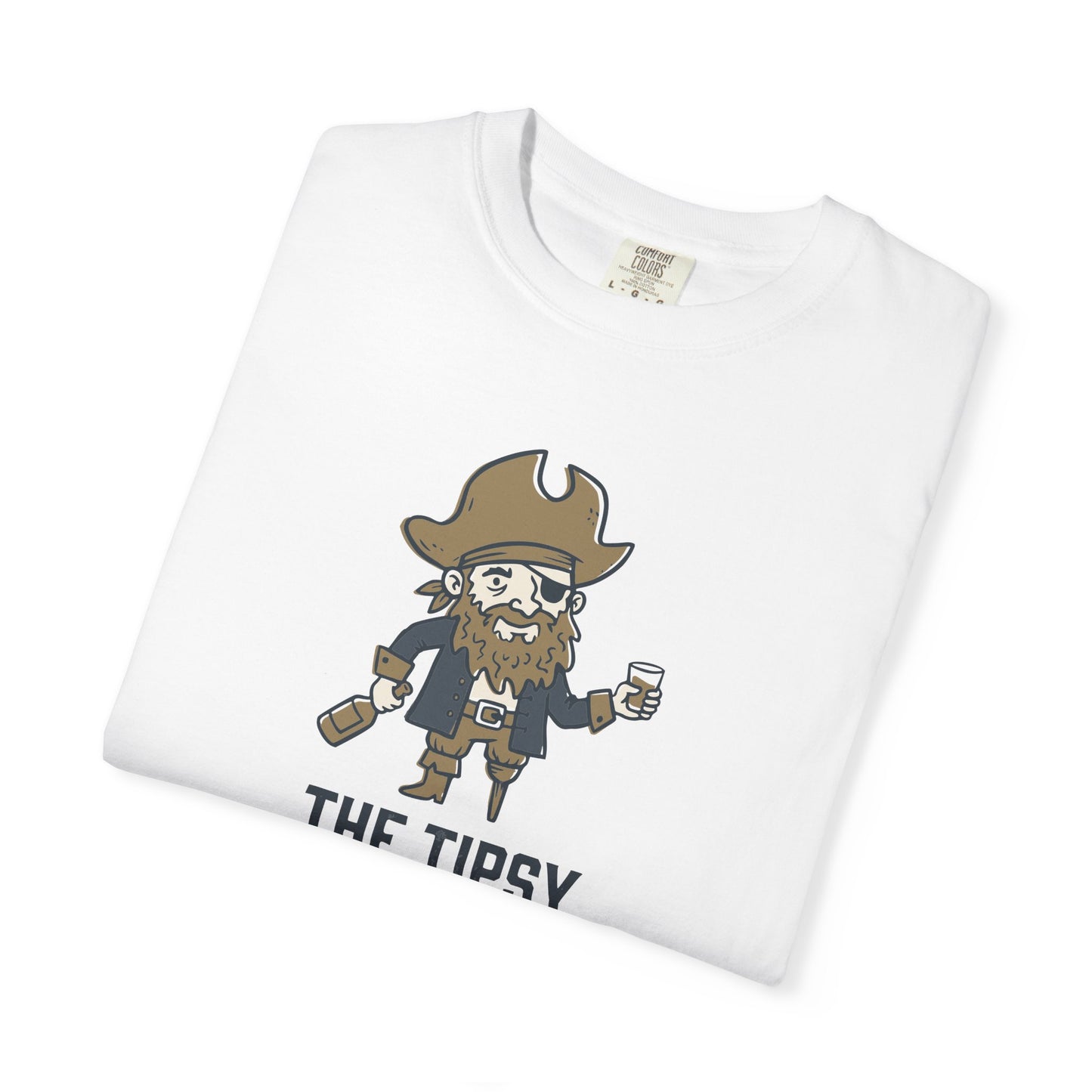 Pirate Bartender T-Shirt - The Tipsy Parrot Bar Novelty Summer Beach Tee