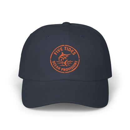 Five Tides Dad Cap - Ocean Provisions Swordfish Embroidered Baseball Hat