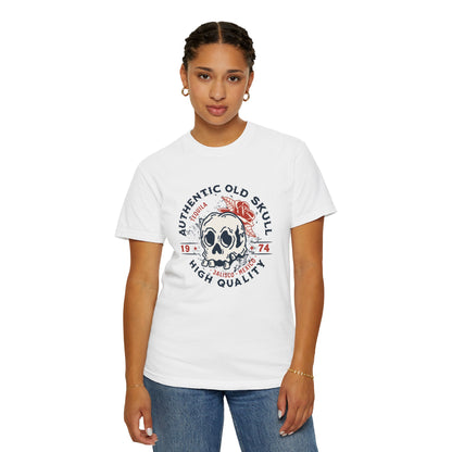 Skull Tequila T-Shirt, Vintage Fashion Tee, Unisex Summer Shirt, Casual Wear Gift, Cool Style for Occasions