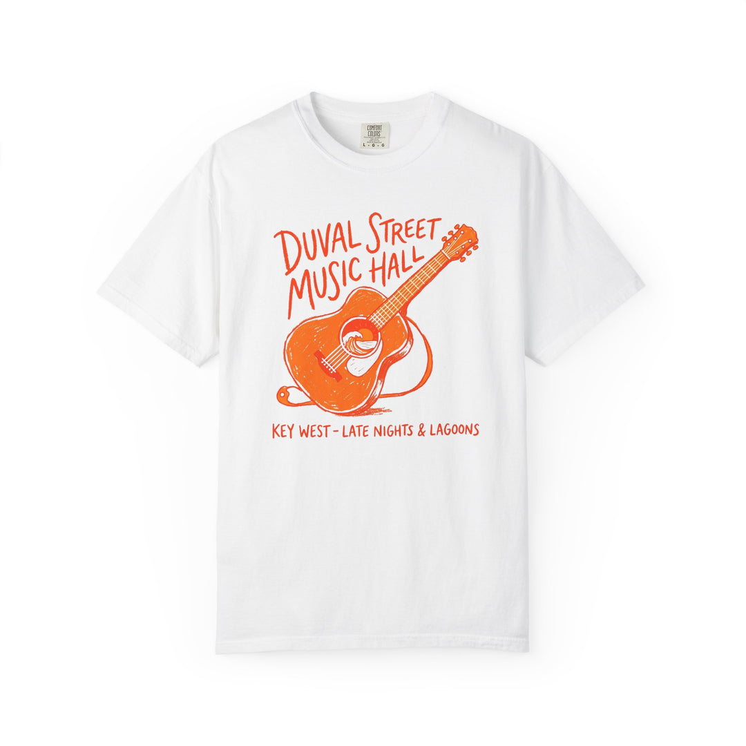 Duval Street Music Hall Tee | Garment-Dyed Key West Graphic