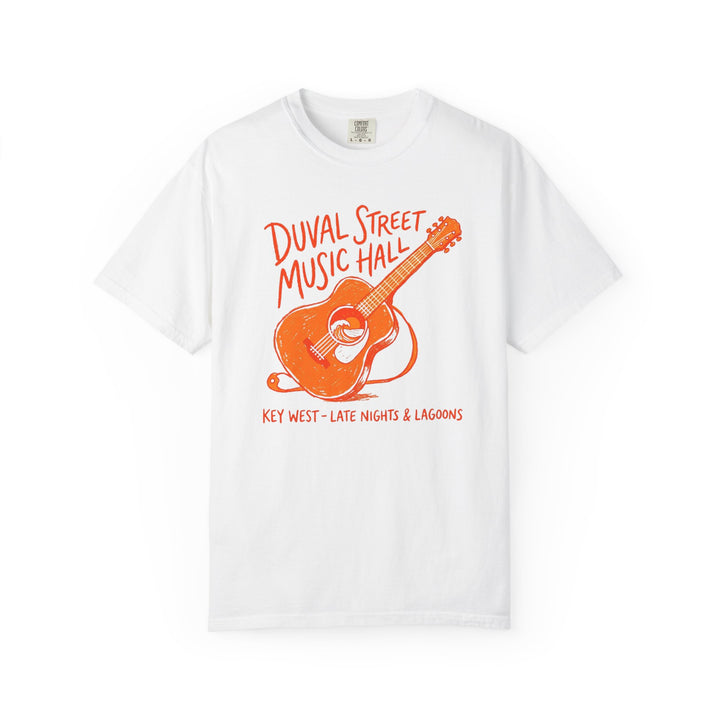 Duval Street Music Hall Tee | Garment-Dyed Key West Graphic