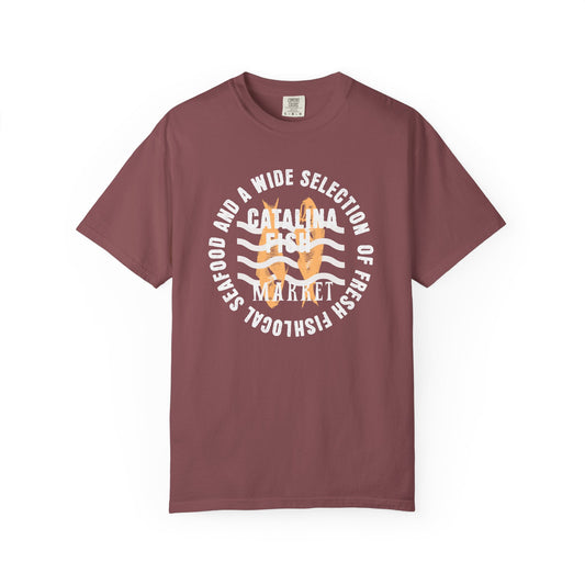 Catalina Fish Market Select T-Shirt, 100% Ring-Spun Garment-Dyed Cotton