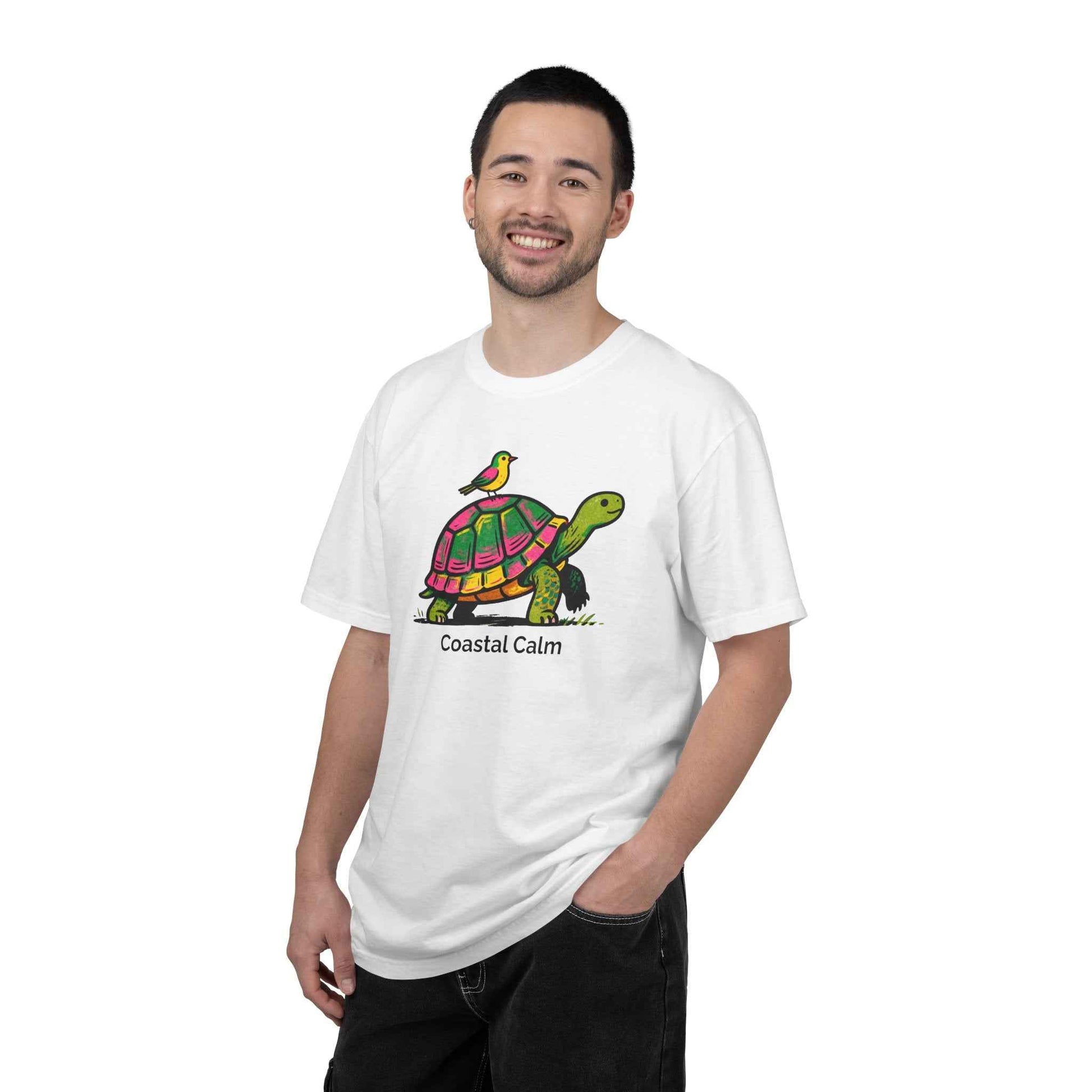 Coastal Calm Turtle Buddies T-Shirt — Beachy Sea Cotton Graphic Tee