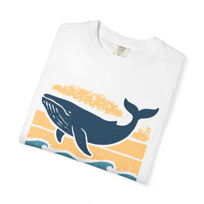 Whale Graphic Unisex T-Shirt, Eco-Friendly Beach Wear, Casual Summer Outfit, Gift for Ocean Lovers, Marine Life Apparel