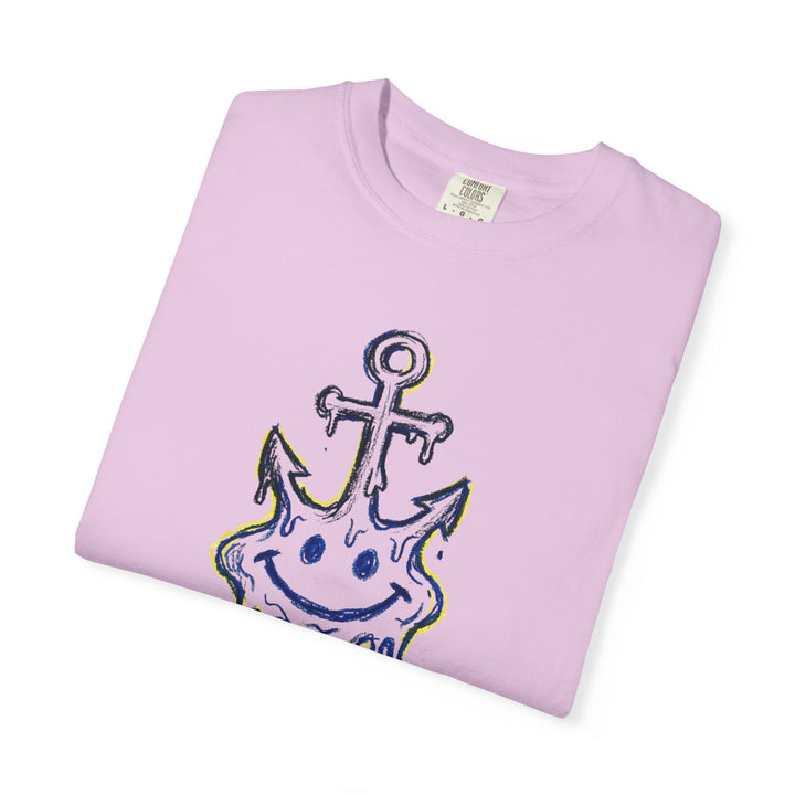 Salty Anchor Graphic T-Shirt | "Current Mood: Salty" Coastal Tee