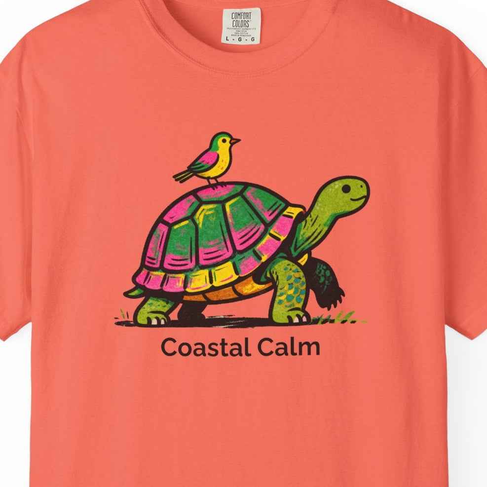 Coastal Calm Turtle Buddies T-Shirt — Beachy Sea Cotton Graphic Tee