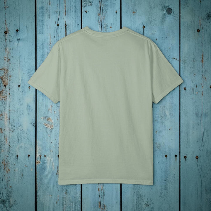 Eat Sleep Beach Whale Tee | Garment-Dyed Coastal Graphic