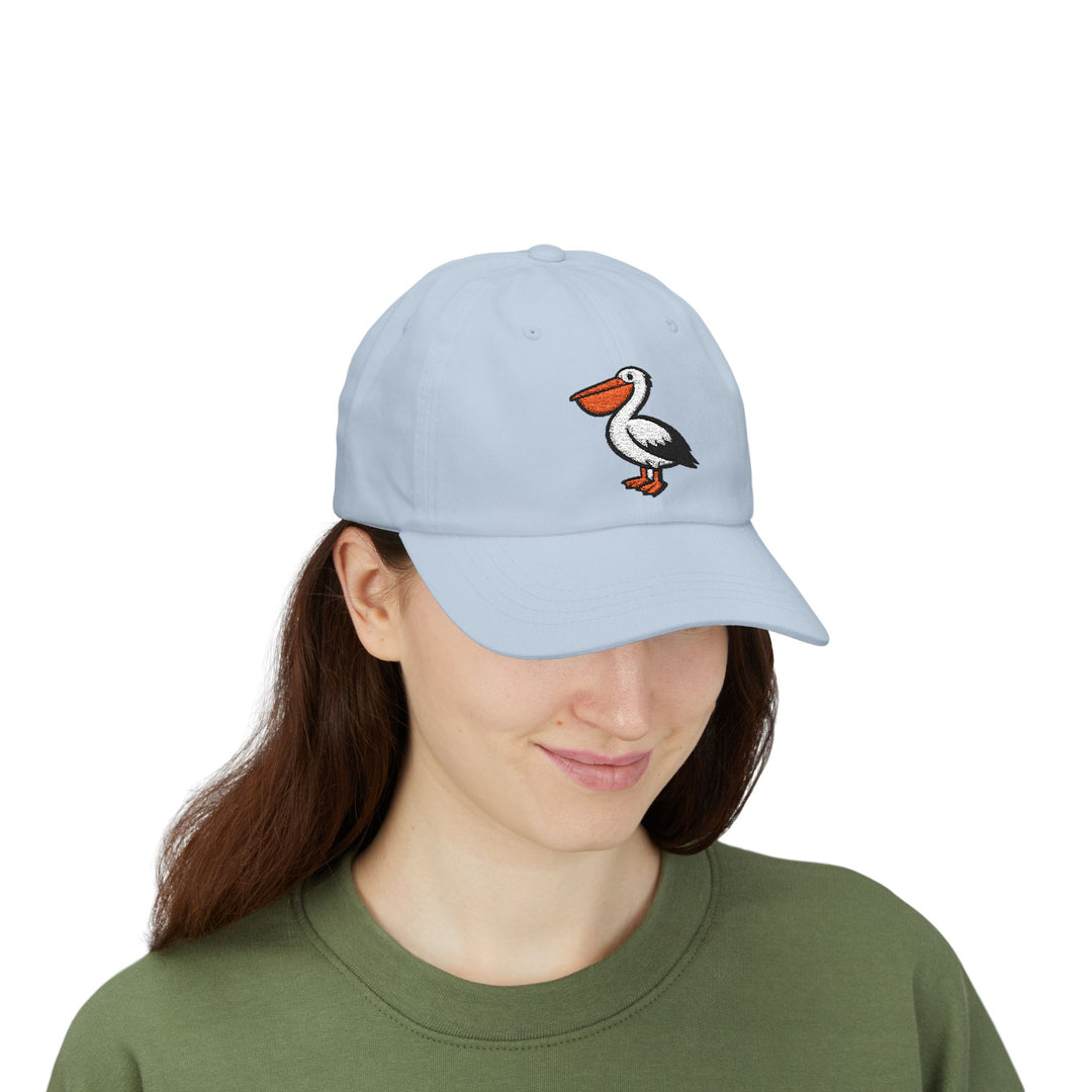 Pelican Beach Dad Cap | Embroidered Coastal Bird Hat
