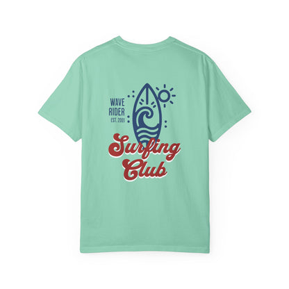 Wave Rider Surfing Club T-Shirt, Casual Unisex Tee, Beachwear, Surfing Gift, Summer Style, Outdoor Fun - Ocean Lover Apparel, Beach Life