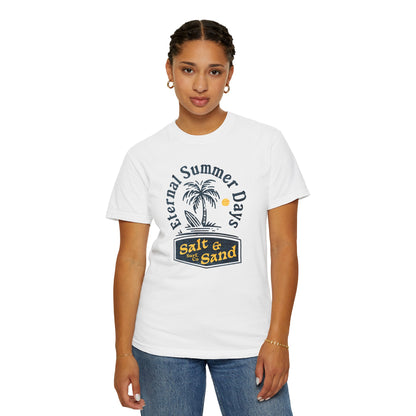 Eternal Summer Days T-Shirt, Beachwear Tee, Vacation Shirt, Unisex Summer Top, Gift for Beach Lovers