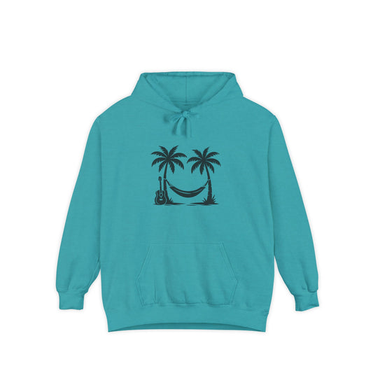 Tropical Vibes Hoodie with Palm Trees & Guitar | Unisex Garment-Dyed Hoodie Perfect for Beach Days, Vacations, Summer Parties, Gift [...]
