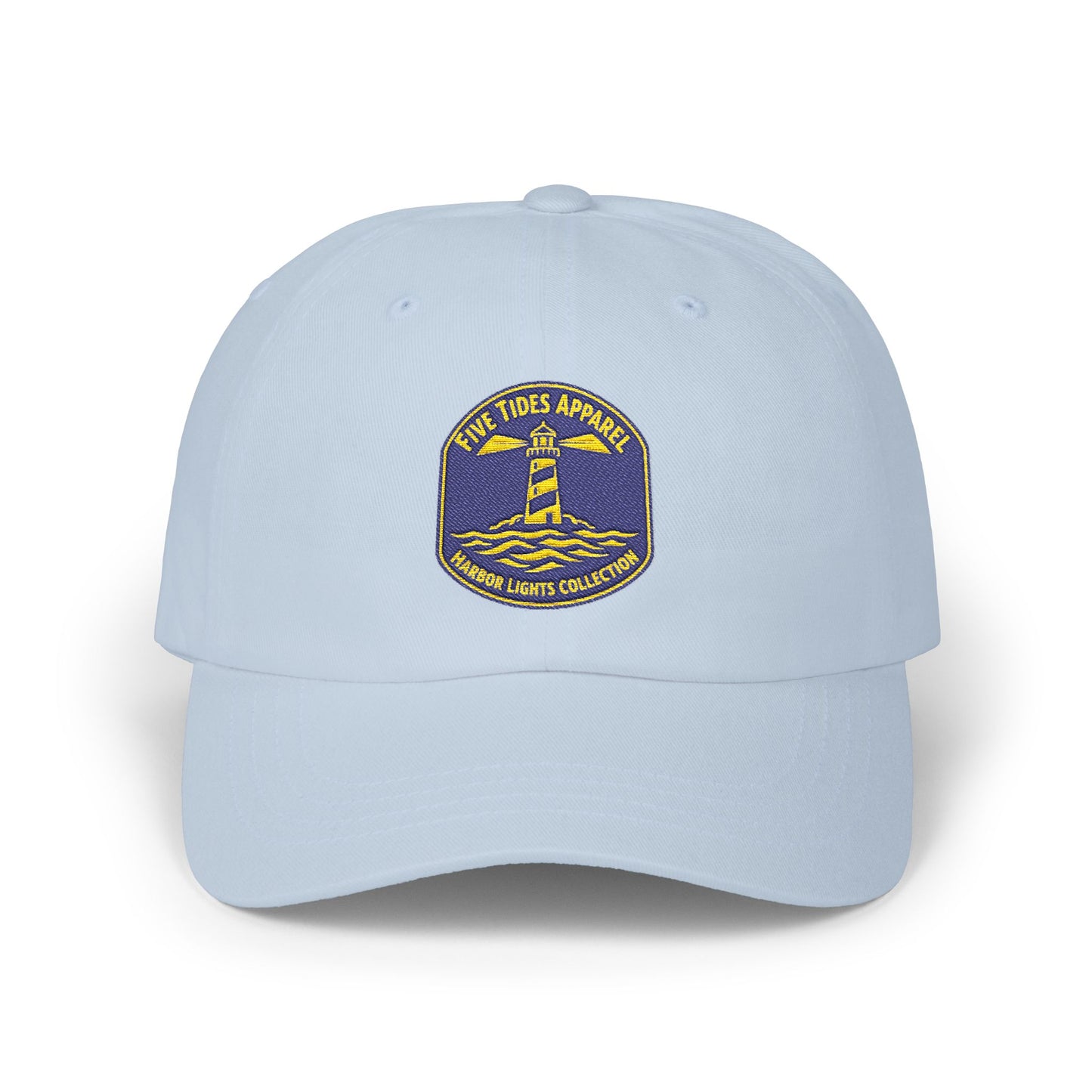 Custom Embroidered New England Lighthouse Patch Cap – Summer Baseball Hat