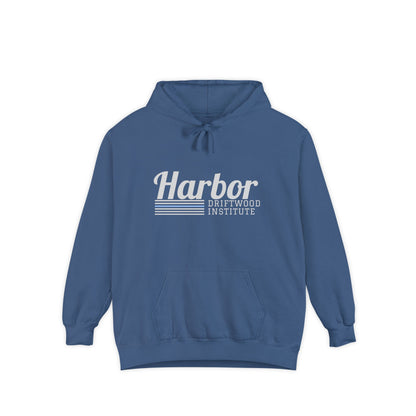 Driftwood Harbor, Cozy Garment-Dyed Hoodie for Relaxed Vibes | Perfect for Gift Giving, Casual Wear, Outdoor Adventures, and Coastal Living