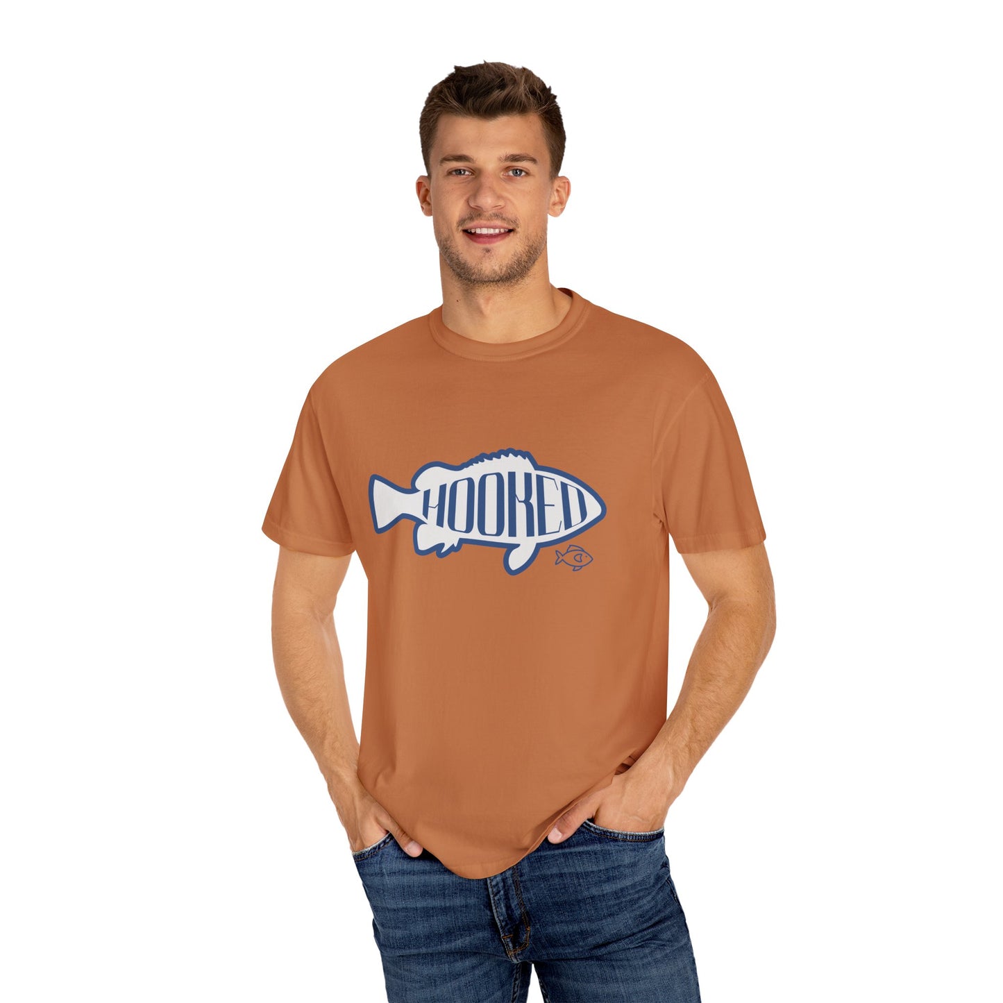 Hooked Fishing T-Shirt, Unisex Apparel, Summer Outdoor Wear, Gift for Fishermen, Casual Everyday Tee, Cool Graphic Shirt