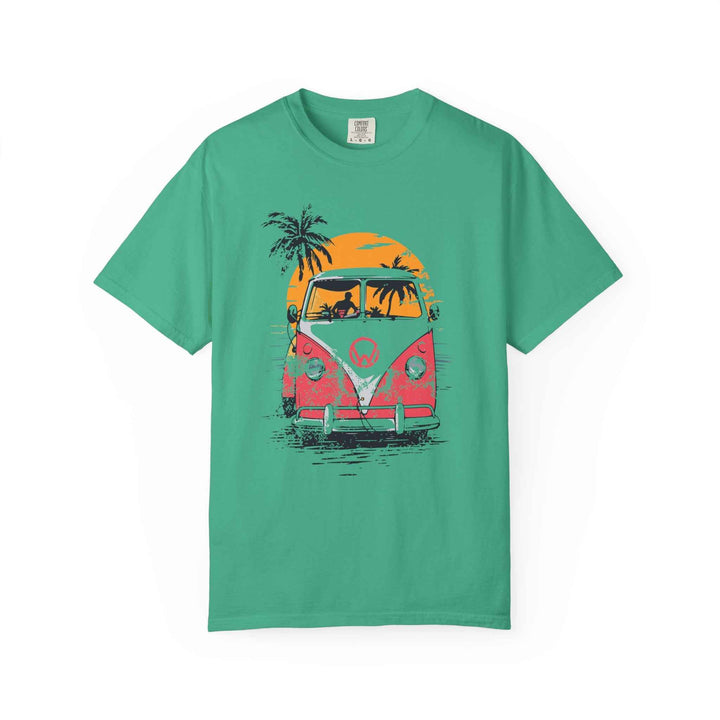 Retro Beach Wagon Cruiser, Garment-Dyed T-Shirt, Unisex