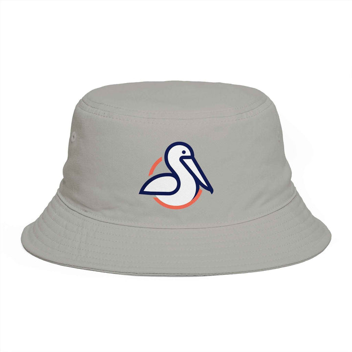 Pelican Circle Bucket Hat - Coastal Wildlife Summer Hat