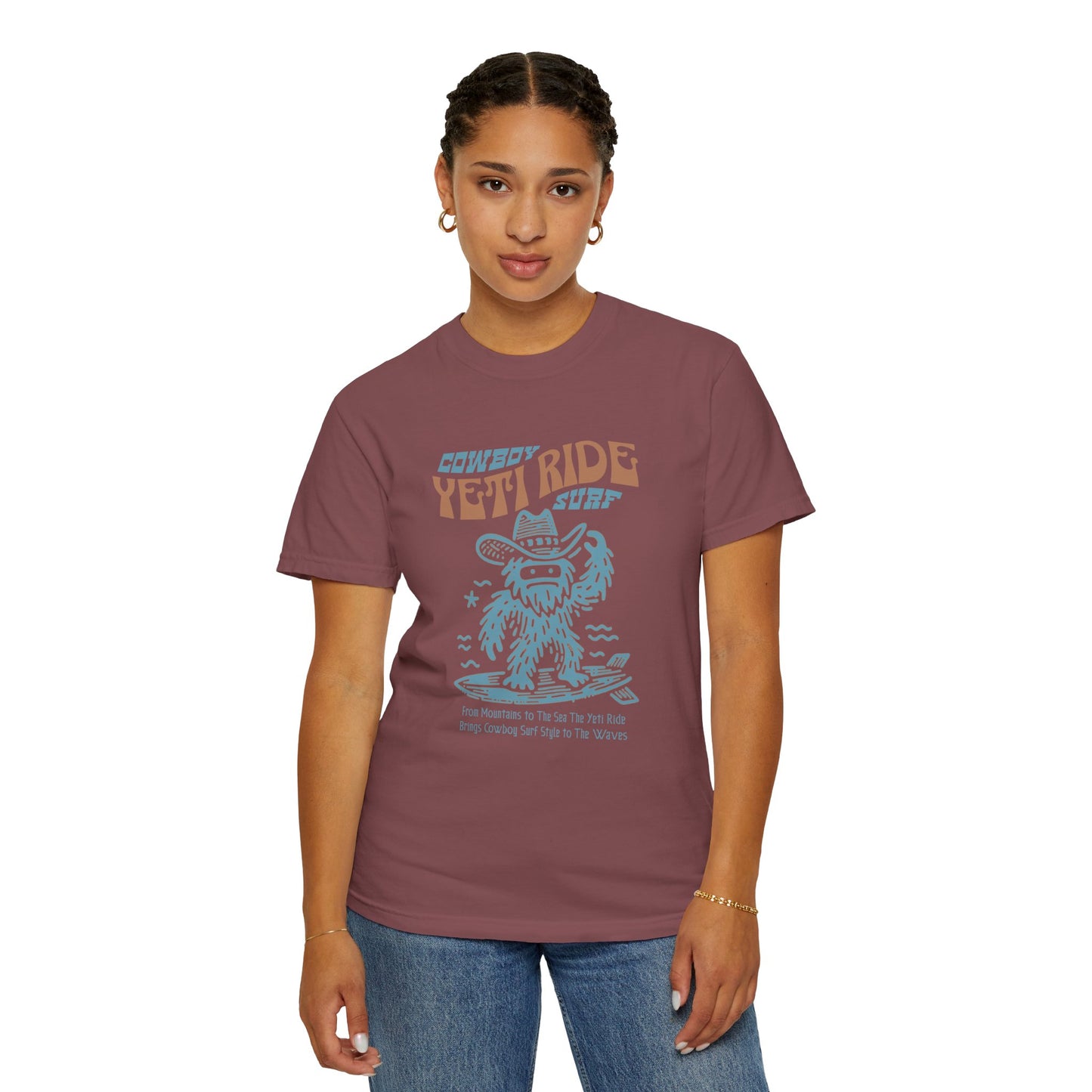 Cowboy Yeti Surfing T-Shirt with Cute Owl Design, Funny Casual Tee for Everyday Wear, Gift for Nature Lovers, Birthday Present, Cute Animal [...]