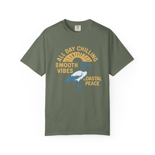 Coastal Vibes T-Shirt, Unisex Relaxed Tee, Perfect for Beach Days, Chill Outfits, Summer Celebrations, Gift for Ocean Lovers