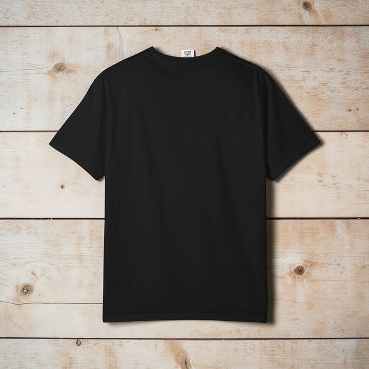 Guitar Palm Tree Graphic Art T‑Shirt - Five Tides Coastal Provisions Beach Vibe Cotton Tee - FIVE TIDES APPAREL