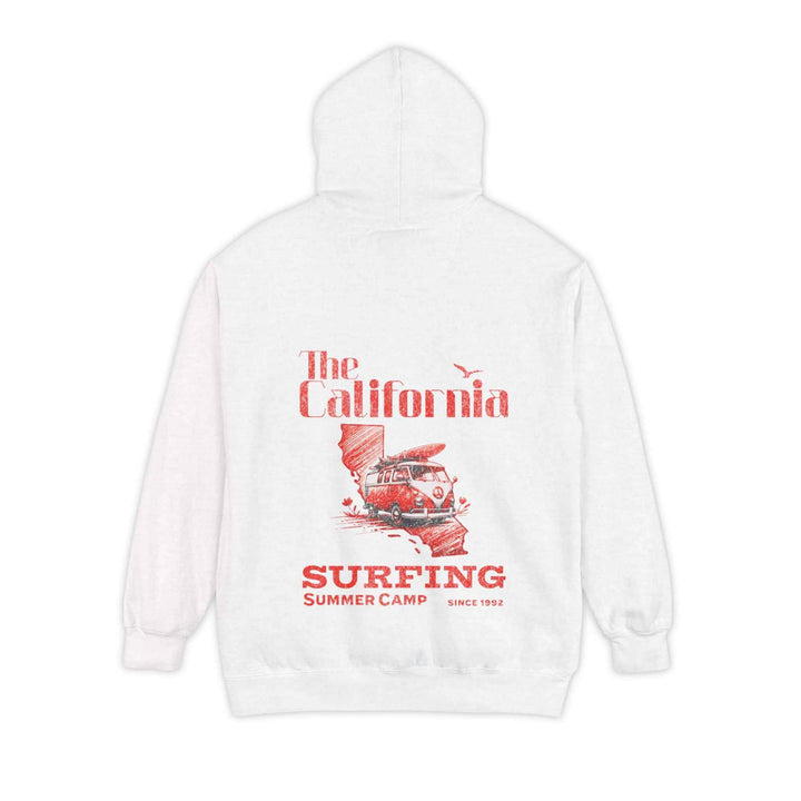 California Surfing Camp, Garment-Dyed Unisex Hoodie