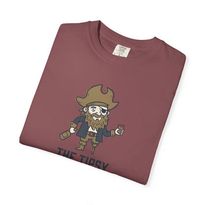 Pirate Bartender T-Shirt - The Tipsy Parrot Bar Novelty Summer Beach Tee