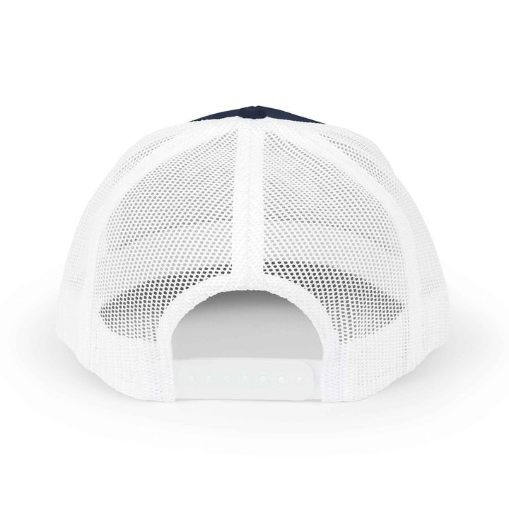 Salty Wave Snapback Trucker Cap — Beachy Retro Embroidered Beach Hat