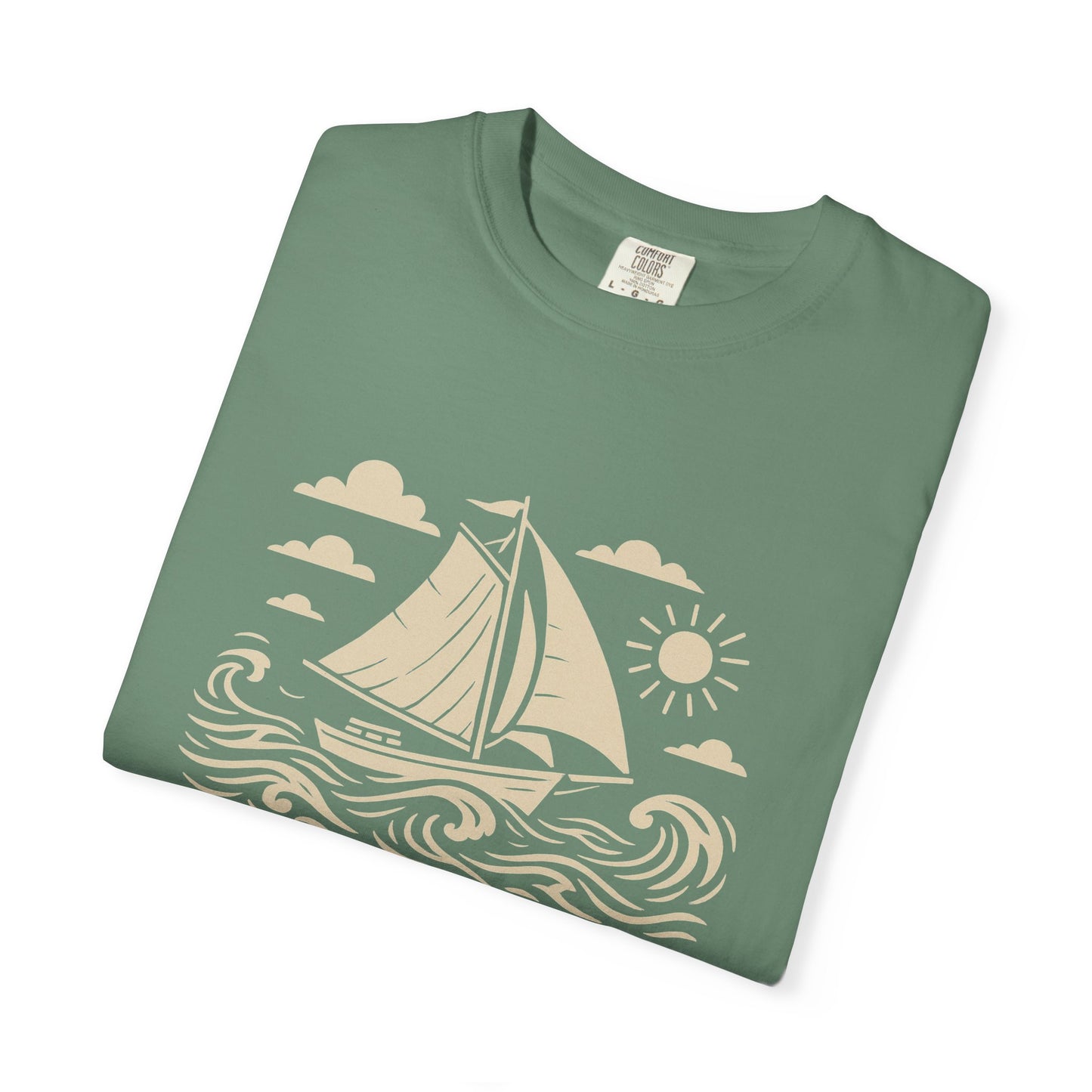 Unisex Garment-Dyed T-Shirt with Nautical Sailboat Design, Casual Summer Apparel, Beach Vibes, Gift for Sailors, Vacation Wear, [...]