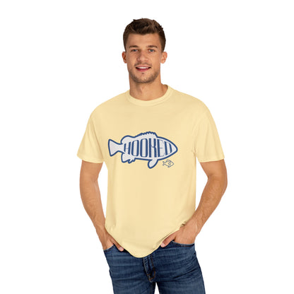 Hooked Fishing T-Shirt, Unisex Apparel, Summer Outdoor Wear, Gift for Fishermen, Casual Everyday Tee, Cool Graphic Shirt