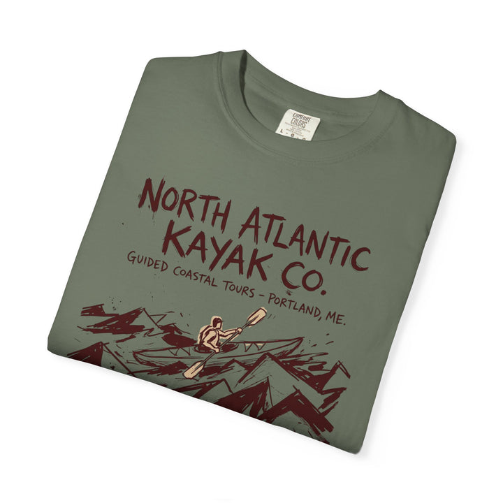 North Atlantic Kayak Co. Graphic Tee — Coastal Kayaking Garment-Dyed T-Shirt