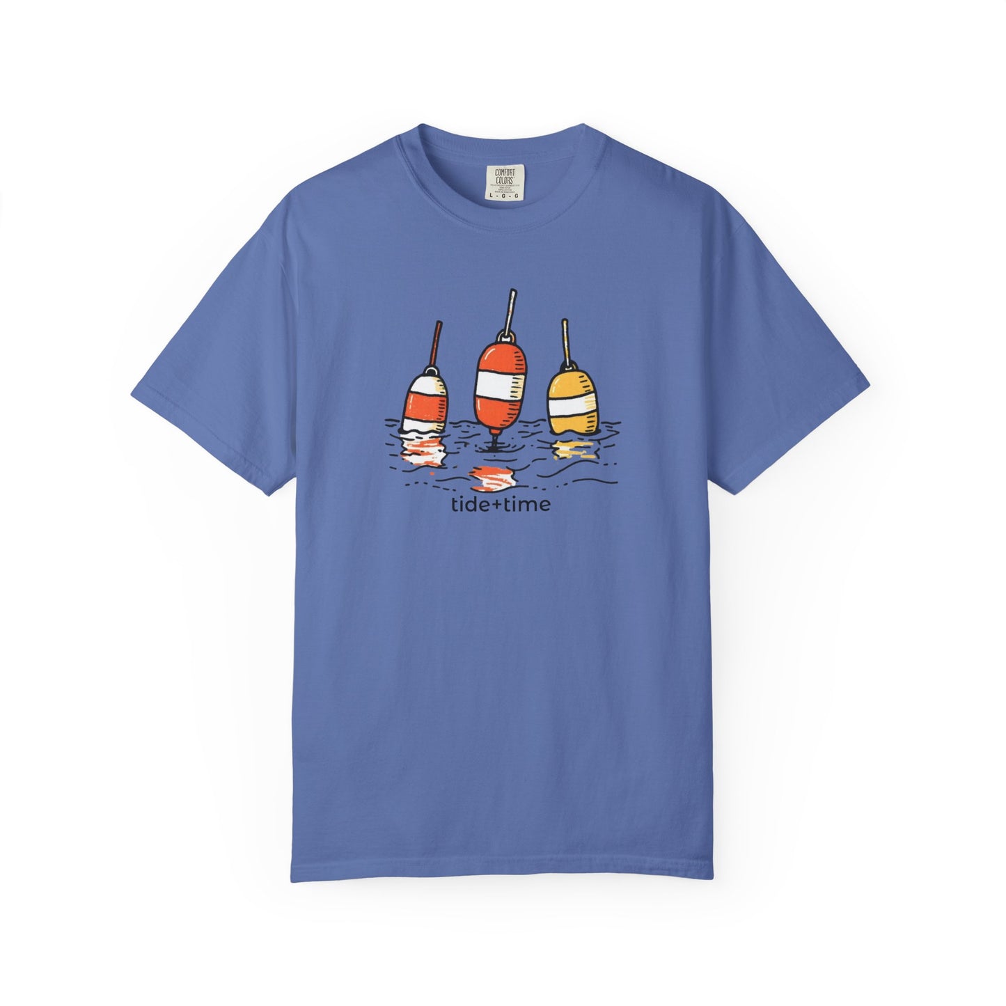 Beach Buoy Graphic Summer T-Shirt - Casual Coastal Beach Style Tee