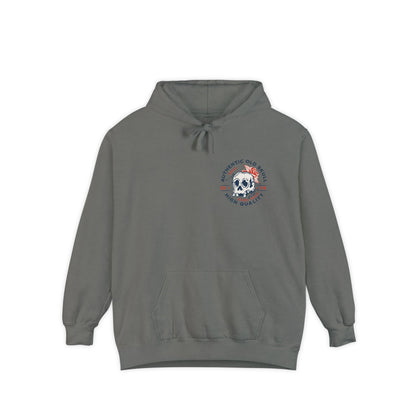 Skull Tequila Back Style Unisex Hoodie - Vintage Style, Comfortable, Ideal for Casual Outings, Gifts, Everyday Wear, Holiday Apparel